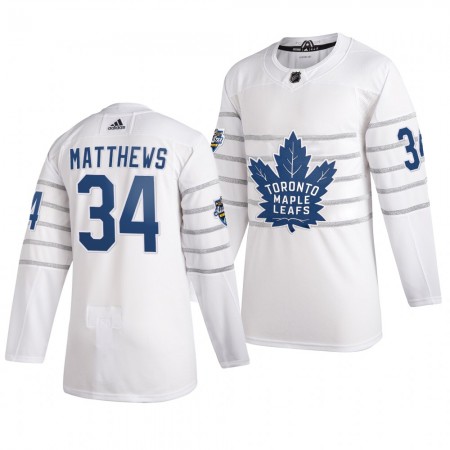 Toronto Maple Leafs Auston Matthews 34 Wit Adidas 2020 NHL All-Star Authentic Shirt - Mannen
